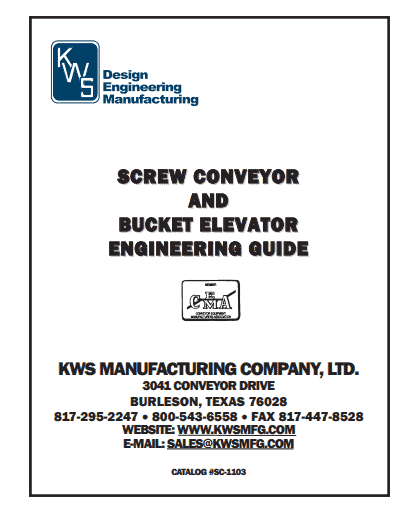 KWS Screw Conveyor & Bucket Elevator Engineering Guide