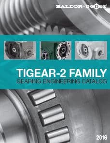 Baldor Dodge Tigear-2 Family Gearing Engineering Catalog