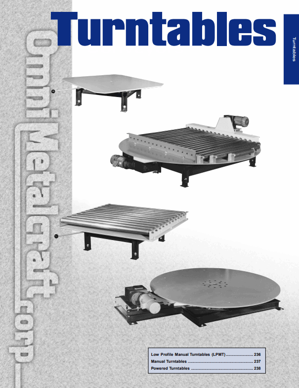 Omni Turntables Catalog