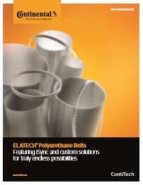 Continental PTP ELATECH Polyurethane Belts Product Catalog