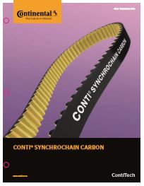 Continental PTP Synchrochain Carbon Brochure