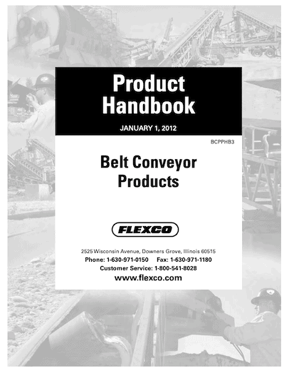 Flexco Conveyor Products - Specific Product Information Handbook