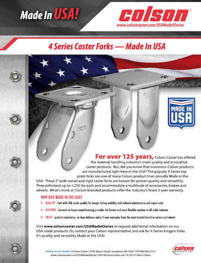 Colson Casters - Made in the USA